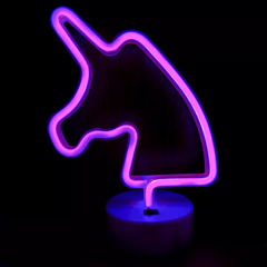Ночной неоновый светильник — Neon Lamp series — Unicorn Pink