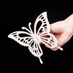 Набір ялинкових іграшок метелик 15 шт. pink