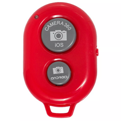 Блютуз кнопка для камери Bluetooth Remote Control, Пульт для селфі — Red
