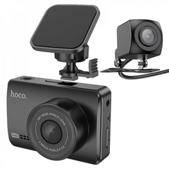 Автомобільний відеореєстратор з камерою заднього виду - Hoco DV3