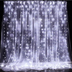 Гирлянда-водопад (Curtain-Lights) Itrains 200W-2 внутренняя провод прозрачный 2х2м, Белая