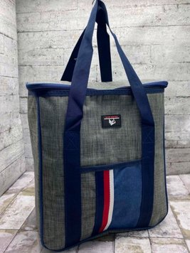 Термосумка холодильник для еды Beach Bag с ручками IC062-4, Grey