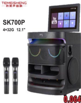 Bluetooth-колонка с Android-экраном 12,1&Prime; и караоке Temeisheng 700P