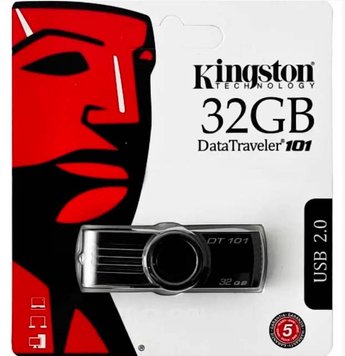 Флеш накопитель USB 32Gb Kingston DT101