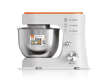 Міксер-тістоміс BITEK BT-6611 планетарний 3000Вт 4л металева чаша,Помаранчевий