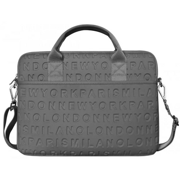 Сумка для ноутбука Чехол для ноутбуков 15.4" (16.2") — WiWU Vogue Laptop Slim Bag — Gray