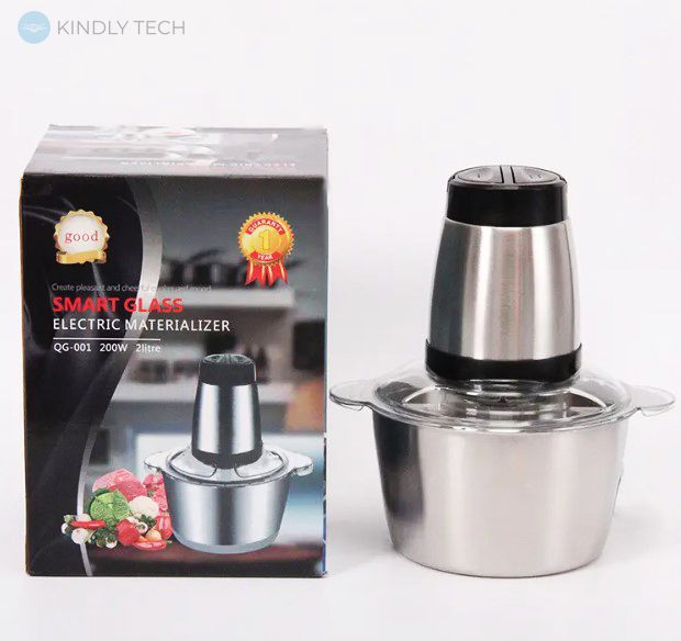 Металлический кухонный блендер, измельчитель Smart Glass QG-001