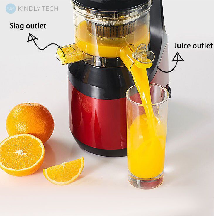 Електричний соковитискач шнековий для фруктів та овочів Domotec MS - 5222