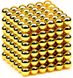 Магнітний конструктор-головоломка Neocube 216 кульок Gold