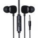 Дротові навушники з мікрофоном 3.5mm — Veron VH05 Soft Bass — Black