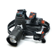 Потужний налобний акумуляторний ліхтар Bailong BL-T32-P50 LED Zoom 3 режими