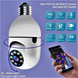 Панорамна IP WiFi камера відеоспостереження у патрон Bulb Camera ICSEE 2MP FHD