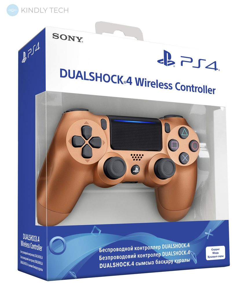 Бездротовий джойстик Sony PS 4 DualShock 4 Wireless Controller, Metalic Cooper