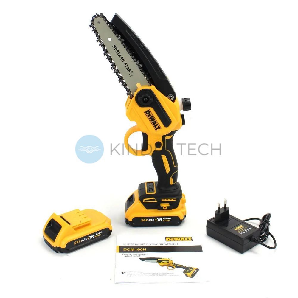 Акумуляторна міні пила DeWalt DCM160N, шина 20 см