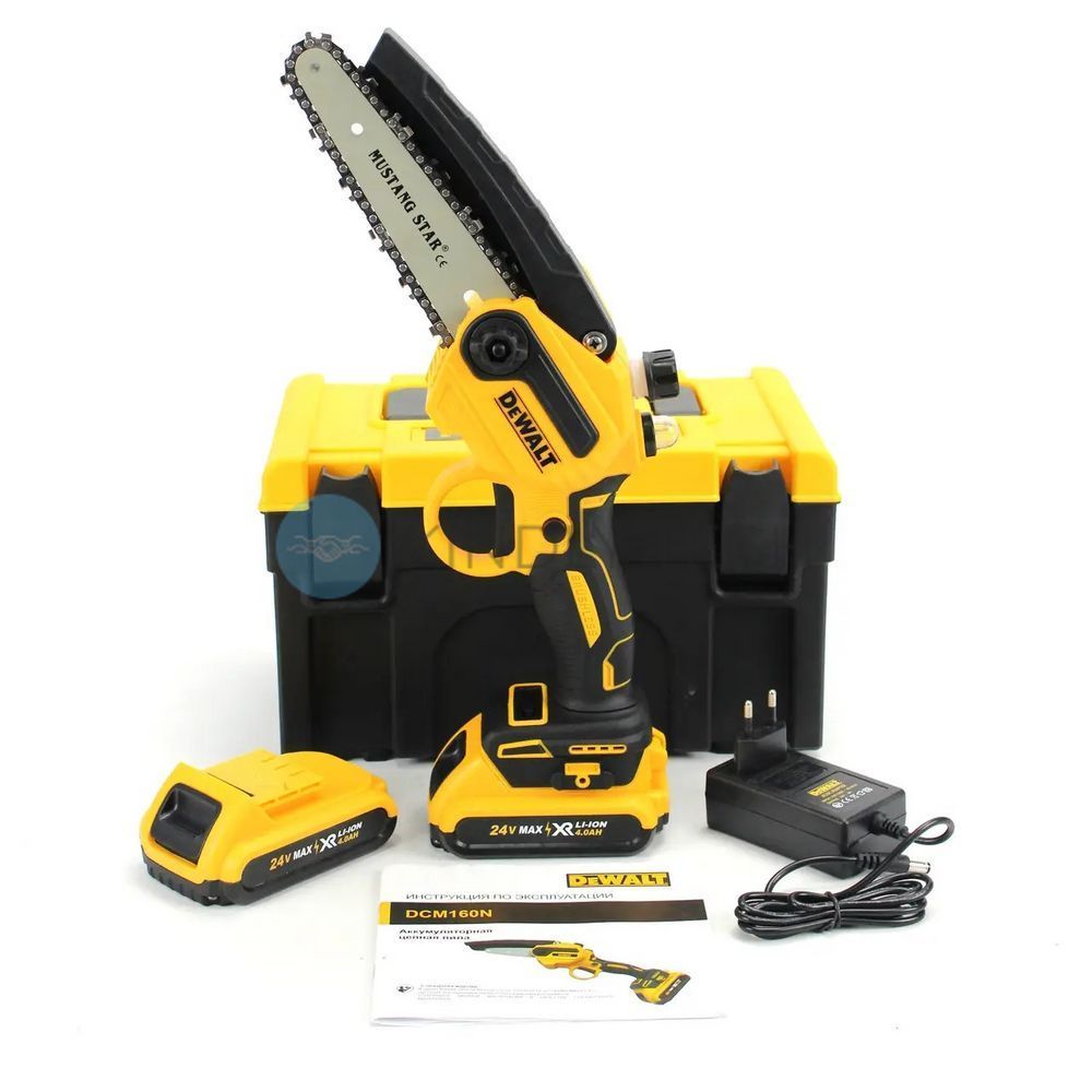Акумуляторна міні пила DeWalt DCM160N, шина 20 см