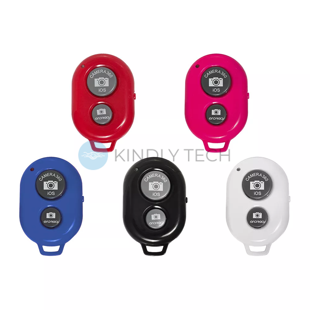 Блютуз кнопка для камеры Bluetooth Remote Control, Пульт для селфи &mdash; White