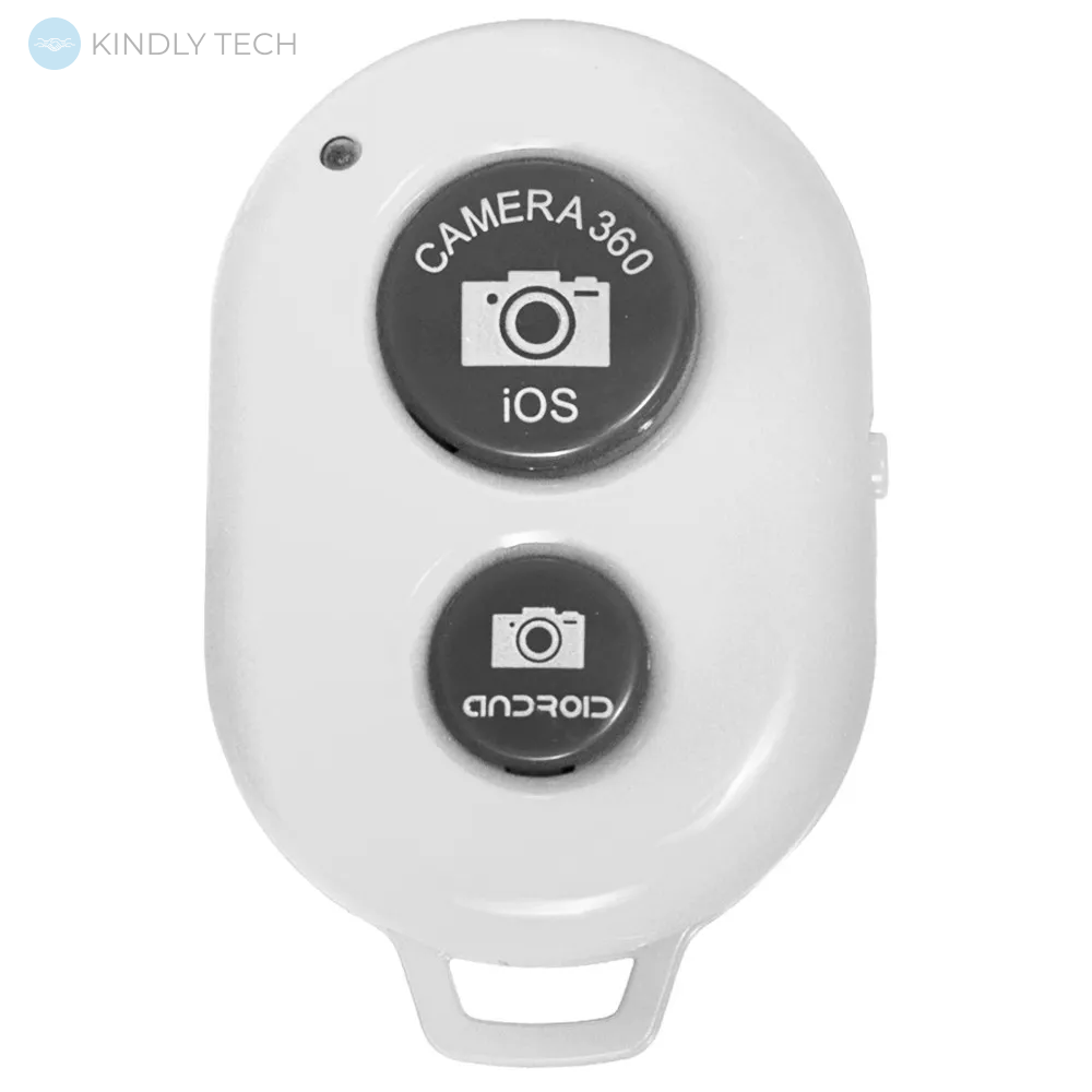 Блютуз кнопка для камеры Bluetooth Remote Control, Пульт для селфи — White