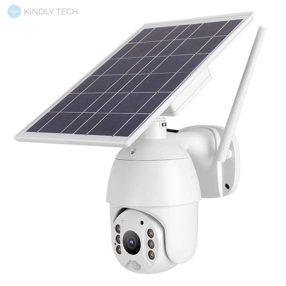 Камера відеоспостереження вулична із сонячною панеллю WIFI Solar Camera ICSEE 3MP