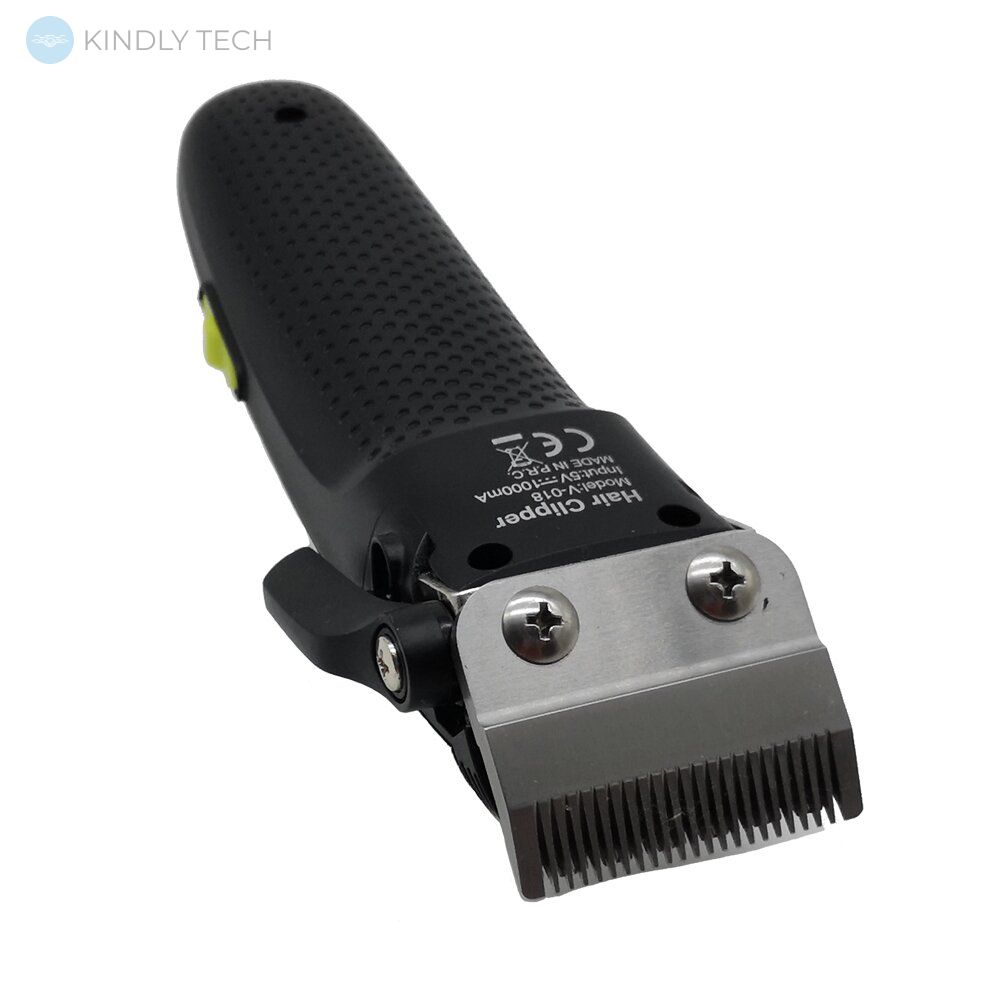 Професійна машинка для стрижки волосся з насадками VGR V-018 LED дисплей
