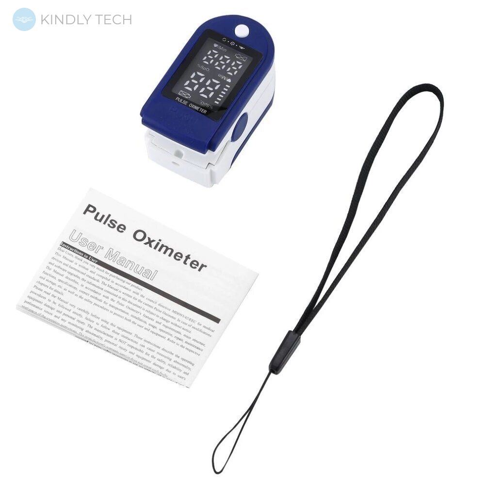 Пульсоксиметр цифровий портативний Fingertip Pulse Oximeter LK-87