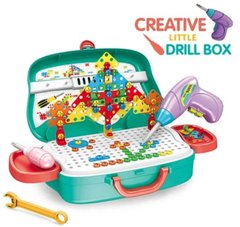 Детский игровой набор для мальчиков Ремонт Drill Box 678-109A в чемоданчике