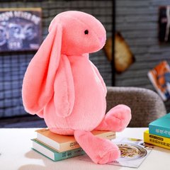 Дитячий плед 3 в 1 іграшка подушка "Заєць" рожевий