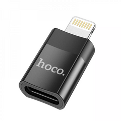 Переходник Lightning To USB C — Hoco UA17 — Black
