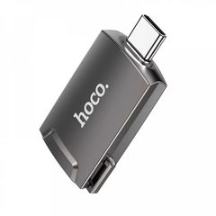 Переходник USB C To HDTV — Hoco UA19 — Metal Gray