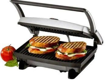 Гриль Rainberg RB-5413 3200W з нержавіючої сталі та антипригарним покриттям
