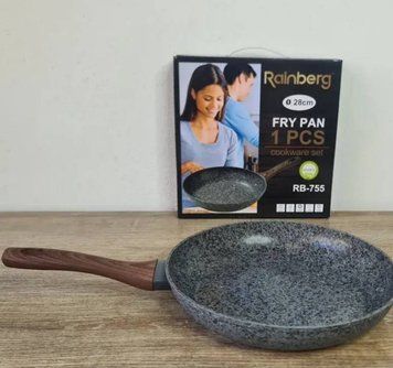 Сковорода Rainberg RB-755 28 см з антипригарним мармуровим покриттям