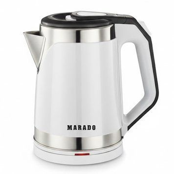 Електричний чайник Marado MA-6820, 1500 Вт, 2,3 л, Білий