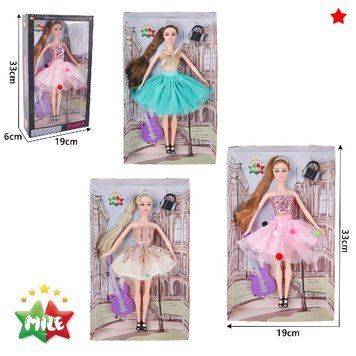 Лялька Moda в пишній короткій сукні, 33см, в асортименті