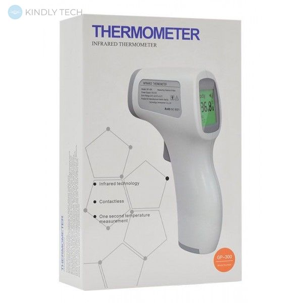 Бесконтактный инфракрасный термометр Non-contact GP-300 цифровой