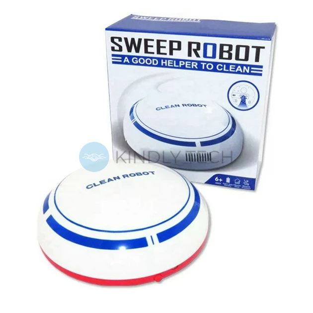 Міні робот пилосос SUNROZ Sweep Robot батарея 500 mAh
