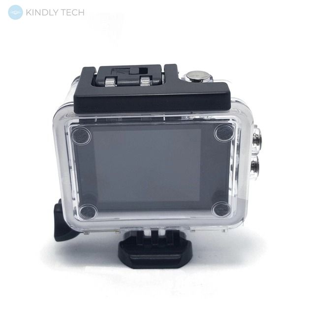 Екшн-камера з підводним боксом Action UltraHD-4K WiFi, 2" екран, водонепроникна 30 метрів, цифрова міні-камера