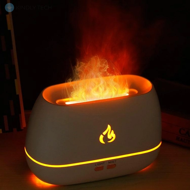 Ультразвуковий зволожувач повітря Doctor-101 Blaze з ефектом полум'я та різнобарвним нічником