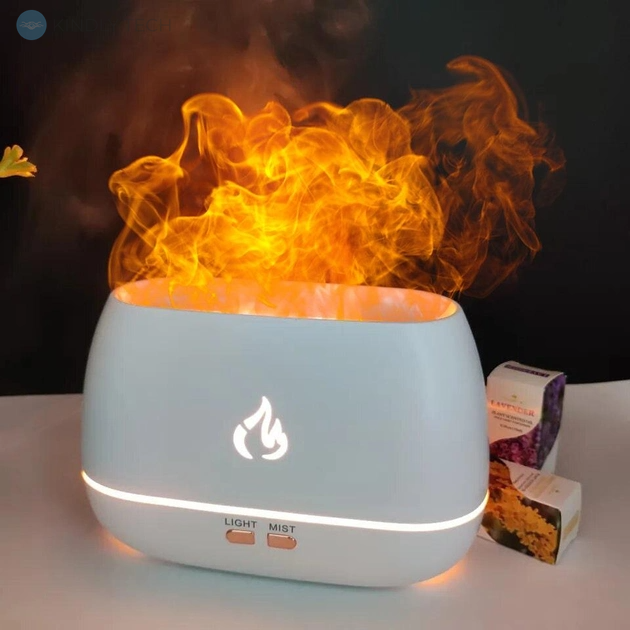 Ультразвуковий зволожувач повітря Doctor-101 Blaze з ефектом полум'я та різнобарвним нічником
