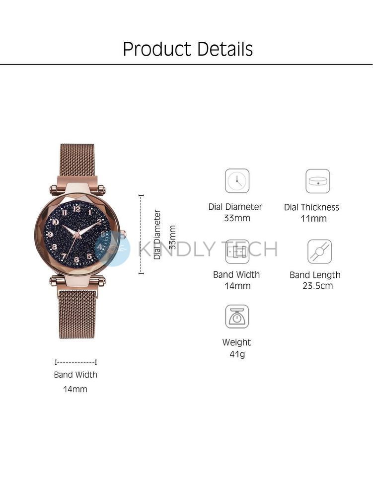 Жіночі годинники Зіркове небо на магнітній застібці Starry Sky Watch мікс
