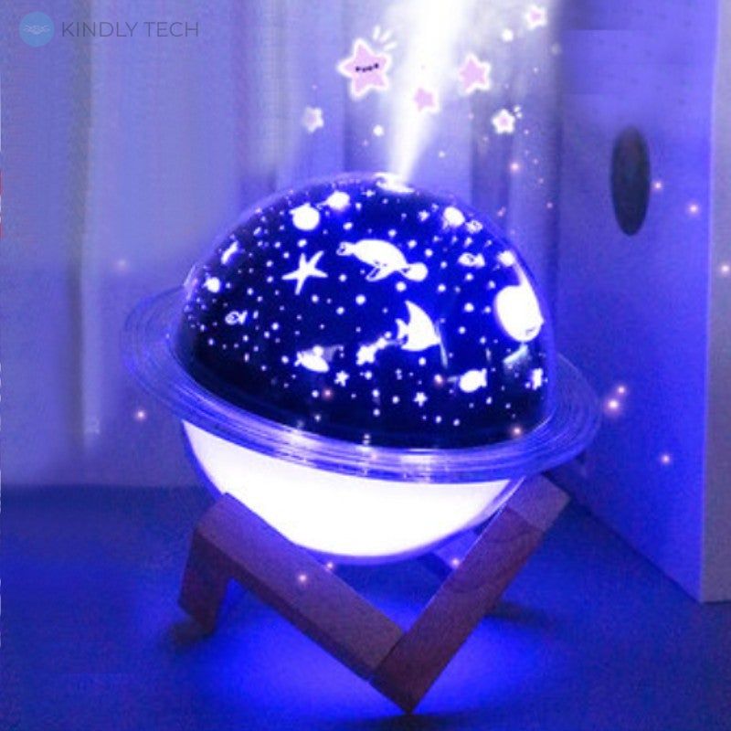 Увлажнитель воздуха - лампа проекторная Луна микс