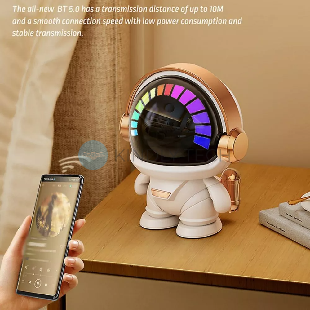 Портативна Bluetooth колонка настільна "Космонавт" Astronaut mini K-29