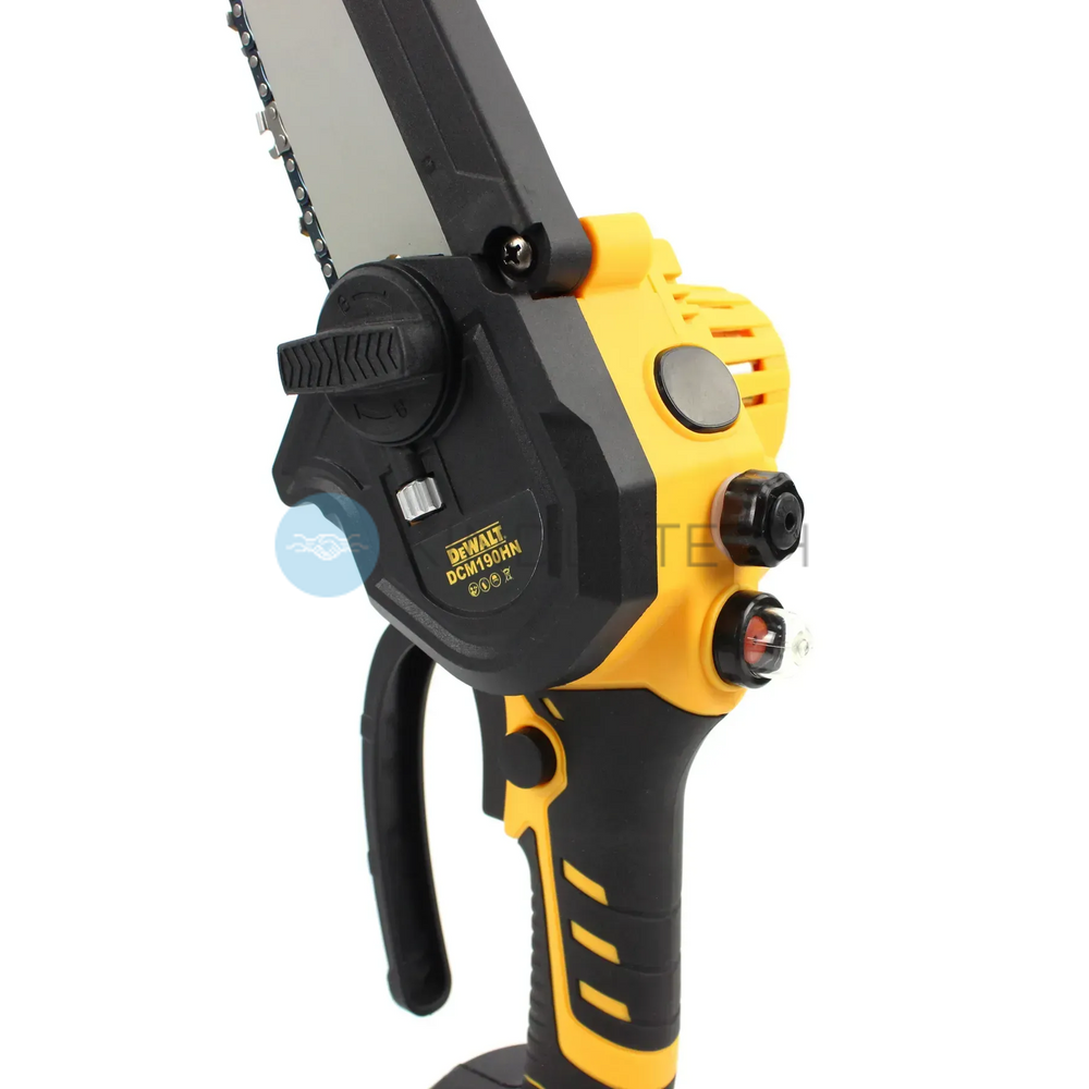 Акумуляторна міні пила DeWalt DCM190HN (24V, 5Аh) щіткова, з індикатором заряду, напівавтоматичне мастило ланцюга