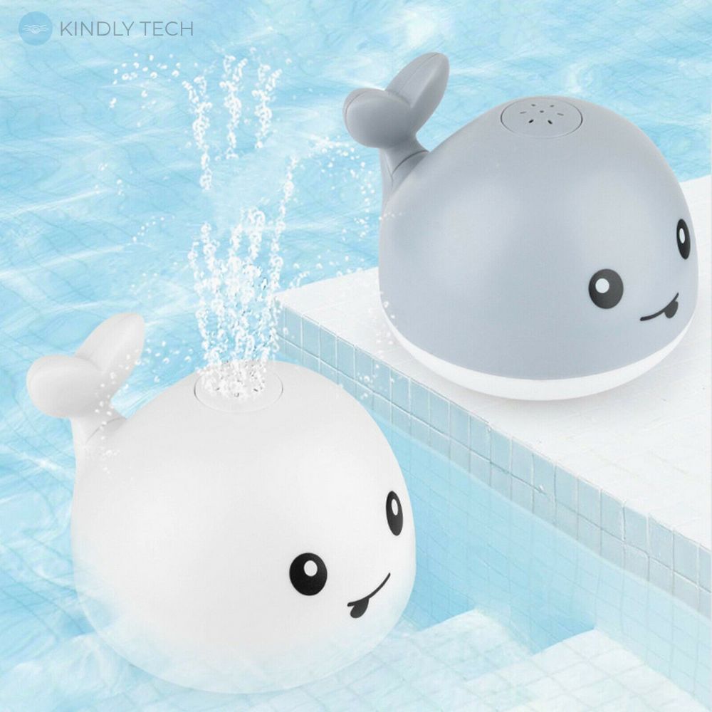 Іграшка для купання дитини Spray water bath toy кит із фонтанчиком на акумуляторі, в асортименті