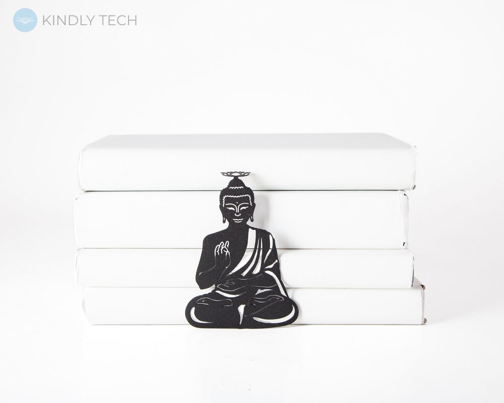 Закладка для книг «Будда», Чорний