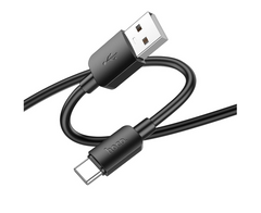 Кабель Hoco X96 USB to Type-C PD 27W (1 метр), Черный
