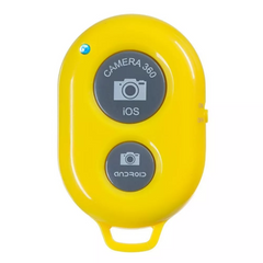 Блютуз кнопка для камеры Bluetooth Remote Control, Пульт для селфи — Yellow