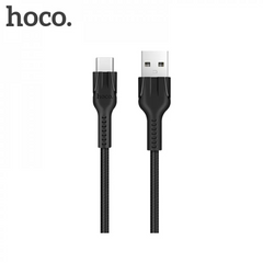 Кабель USB C 2.4A (1.2m) — Hoco U31 — Black