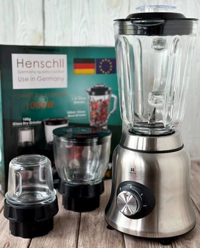 Блендер бытовой универсальный 3в1 Henschll HS-8891 с чашей 1.5л