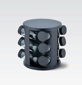 Набор ёмкостей для специй 12 шт. Maestro MR-1725-BLACK