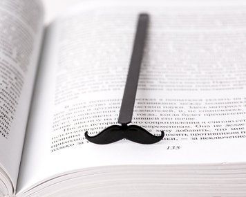 Закладка для книг &laquo;Усы&raquo;, Чорний