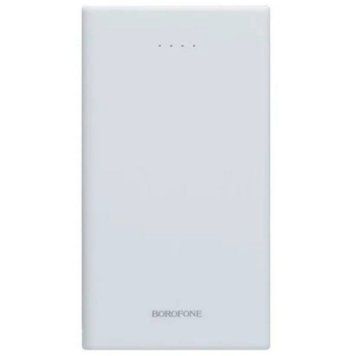 Power bank 5000 mAh BOROFONE BT2B зовнішній акумулятор зарядка, Білий